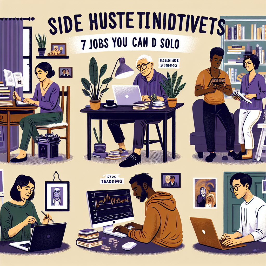 Side Hustles for Introverts: 7 Jobs You Can Do Solo