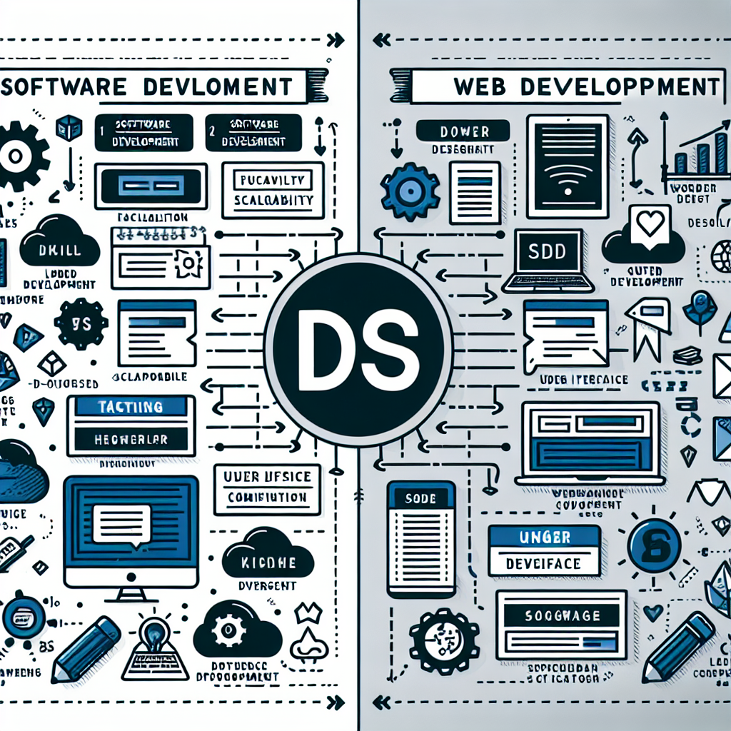 What Are the Key Differences Between Software Development and Web Development?